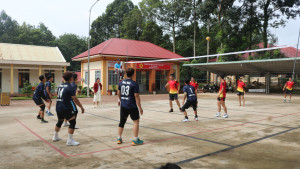 Xã Thuận Lợi tổ chức Giải bóng chuyền nam