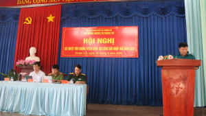 Hội nghị xét duyệt tiêu chuẩn tuyển chọn và gọi công dân nhập ngũ năm 2026.