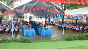 Không khí hân hoan ngày khai giảng tại các trường học xã Thuận Lợi