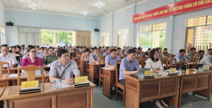 Xã Thuận Lợi tham dự Hội nghị toàn quốc quán triệt, triển khai thực hiện 4 nghị quyết của Bộ Chính trị
