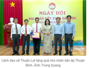 Sôi nổi ngày hội đại đoàn kết toàn dân tộc ấp Thuận Bình