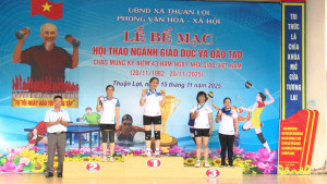 Bế mạc hội thao ngành giáo dục xã Thuận Lợi năm 2025
