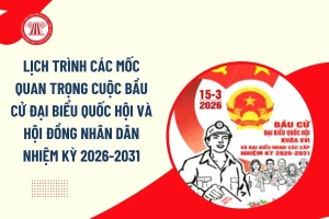LICH TRINH BAU CU