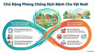 Chủ động  phòng chống dịch bệnh động vật
