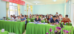 Chi bộ trường tiểu học Thuận Phú tổ chức hội nghị kiểm điểm, đánh giá xếp loại năm 2025