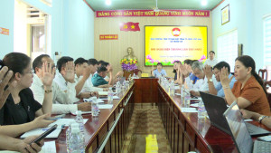 Xã Thuận Lợi hiệp thương lần thứ nhất thông qua cơ cấu, thành phần, số lượng người ứng cử đại biểu HĐND xã