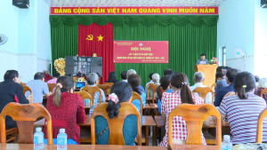 ấp Thuận Phú 2 tổ chức hội nghị lấy ý kiến cử tri nơi cư trú