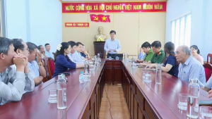 Xã Thuận Lợi tổ chức hội nghị lãnh đạo mở rộng (bước 3) giới thiệu nhân sự ứng cử đại biểu  các cấp