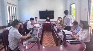 Họp Ban Tổ chức Lễ Khởi động dự án chăn nuôi công nghệ cao tại xã Thuận Lợi