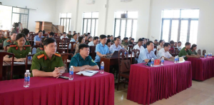 Công an xã Thuận Lợi tổ chức hội nghị tuyên truyền pháp luật, cao điểm tấn công trấn áp tội phạm, bảo đảm ANTT dịp Tết và các sự kiện chính trị trọng đại