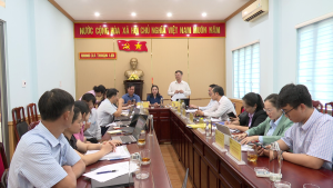 Đoàn công tác Ủy ban MTTQ Việt Nam tỉnh kiểm tra, giám sát công tác bầu cử tại xã Thuận Lợi