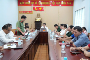 Họp Ban Chỉ đạo, Ban Tổ chức Hội trại tòng quân năm 2026 xã Thuận Lợi