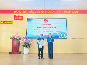 Công bố quyết định tiếp nhận Đoàn cơ sở Công ty cổ phần cao su Đồng Phú