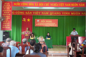 Hội nghị  tiêp xúc cử tri người ứng cử đại biểu HĐND xã nhiệm kỳ 2026 – 2031