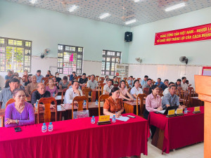 Cử tri tin tưởng và kỳ vọng vào ứng cử viên đại biểu HĐND xã Thuận Lợi