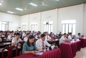 Kỳ họp thứ 5 (kỳ họp chuyên đề) HĐND xã Thuận Lợi