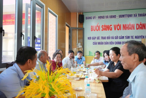 Hiệu quả Mô hình “BUỔI SÁNG VỚI NHÂN DÂN”