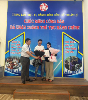 Nâng cao chất lượng phục vụ hành chính công tại xã Thuận Lợi