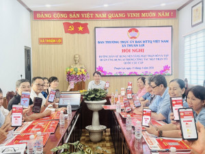 Ủy Ban Mttq Việt Nam Xã Thuận Lợi Tổ Chức Tập Huấn “Mặt Trận Số” & Ứng Dụng Ai