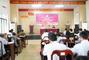 Hội nghị ban chấp hành đảng bộ xã Thuận Lợi lần thứ sáu khóa I sơ kết quý I năm 2026
