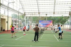 Sôi nổi giải Pickleball, Tennis chào mừng ngày 30/4 và 01/5