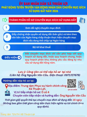 chuyển mđ sd đất