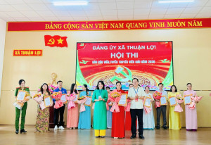 Đảng Ủy Xã Thuận Lợi Tổ Chức Hội Thi Báo Cáo Viên, Tuyên Truyền Viên Giỏi Năm 2026