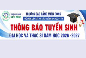 Trường Cao đẳng Miền Đông thông báo tuyển sinh năm 2026