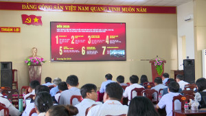 ĐẢNG ỦY XÃ THUẬN LỢI THAM DỰ HỘI NGHỊ TOÀN QUỐC...