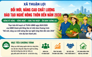 ĐỔI MỚI, NÂNG CAO CHẤT LƯỢNG ĐÀO TẠO NGHỀ NÔNG THÔN ĐẾN NĂM 2030