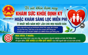 KHÁM SỨC KHỎE ĐỊNH KỲ HOẠC SÀNG LỌC MIỄN PHÍ ÍT...