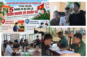 XÃ THUẬN LỢI TỔ CHỨC SƠ TUYỂN SỨC KHỎE NGHĨA VỤ...