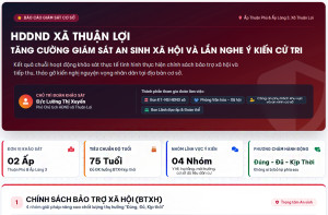 PHÓ CHỦ TỊCH HĐND XÃ THUẬN LỢI – LƯỜNG THỊ XUYẾN : “NẮM CHẮC TỪ CƠ SỞ – LẮNG NGHE Ý KIẾN NHÂN DÂN – GIẢI QUYẾT KỊP THỜI NHỮNG VẤN ĐỀ THIẾT THỰC”