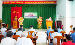 XÃ THUẬN LỢI: SÔI NỔI HỌP MẶT KỶ NIỆM 96 NĂM NGÀY THÀNH LẬP HỘI NÔNG DÂN VIỆT NAM VÀ RA MẮT CÂU LẠC BỘ “NÔNG DÂN VỚI PHÁP LUẬT” ẤP LÀNG 3