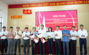 XÃ THUẬN LỢI: TỔ CHỨC HỘI NGHỊ BÀN GIAO, TIẾP NHẬN DI TÍCH LỊCH SỬ QUỐC GIA PHÚ RIỀNG ĐỎ