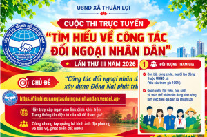 CUỘC THI TRỰC TUYẾN "TÌM HIỂU VỀ CÔNG TÁC ĐỐI NGOẠI NHÂN DÂN" LẦN THỨ III NĂM 2026.