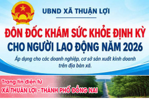 ĐÔN ĐỐC DOANH NGHIỆP KHÁM SỨC KHỎE ĐỊNH KỲ CHO NGƯỜI LAO ĐỘNG NĂM 2026.