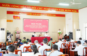 THUẬN LỢI TỔ CHỨC HỘI NGHỊ ĐỐI THOẠI TRỰC TIẾP GIỮA NGƯỜI ĐỨNG ĐẦU CẤP ỦY, CHÍNH QUYỀN VỚI NHÂN DÂN NĂM 2026