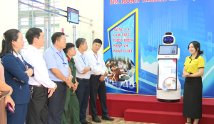 XÃ THUẬN LỢI - ĐƯA ROBOT AI THÔNG MINH VÀO PHỤC VỤ NGƯỜI DÂN TẠI TRUNG TÂM  PHỤC VỤ HÀNH CHÍNH CÔNG