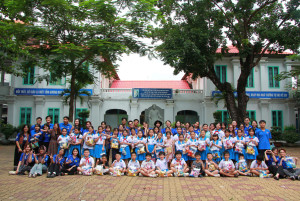 Đoàn phường Trấn Biên tổ chức chương trình trải nghiệm tiếng Anh tại trường Tiểu học Nguyễn Du