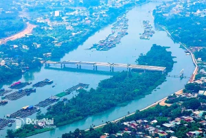 Cầu Thống Nhất kết nối liền mạch không gian phát triển của phường Trấn Biên mới