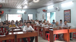 Bí thư Đảng ủy phường Trấn Biên dự sinh hoạt chi bộ khu phố