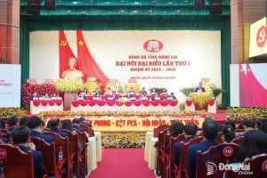Quang cảnh phiên trù bị đại hội. Ảnh: Công Nghĩa