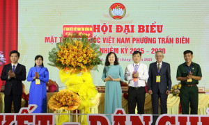 Ứng dụng công nghệ thông tin trong tổ chức Đại hội đại biểu MTTQ Việt Nam phường Trấn Biên lần thứ I, nhiệm kỳ 2025-2030