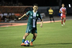 Trần Minh Vương thể hiện phong độ chói sáng từ khi về với Trường Tươi Đồng Nai. Ảnh VPF