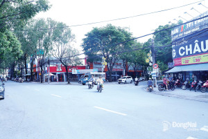 Một góc ngã ba Thành (thuộc khu phố Ngã ba Thành, phường Trấn Biên) ngày nay. Ảnh: Huy Anh