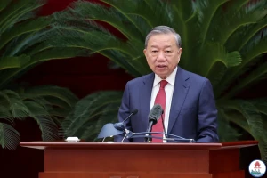 Tổng Bí thư Tô Lâm phát biểu khai mạc Hội nghị - Ảnh VGP/Nhật Bắc