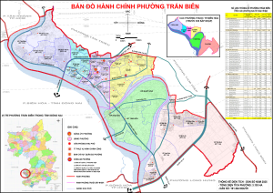 Bản đồ Hành chính Phường Trấn Biên sau khi sáp nhập