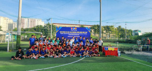 ĐOÀN - HỘI - ĐỘI PHƯỜNG TRẤN BIÊN TỔ CHỨC GIẢI BÓNG ĐÁ CÁC CÂU LẠC BỘ PHƯỜNG NĂM 2025