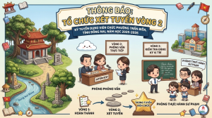 Thông báo tổ chức xét tuyển vòng 2 kỳ tuyển dụng viên chức phường Trấn Biên,  tỉnh Đồng Nai, năm học 2025-2026